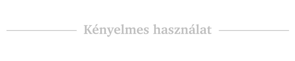 kenyelmes újrahasznosítás